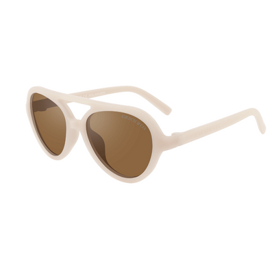 Grech&Co Gafas de Sol Aviator Polarizadas Creamy White (3-8 años)