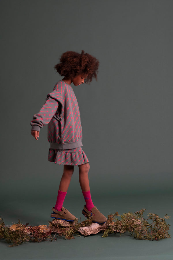 Falda corta flowers all over Bonmot