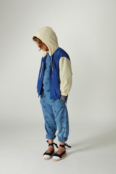 Chubasquero azul y amarillo Weekend House Kids
