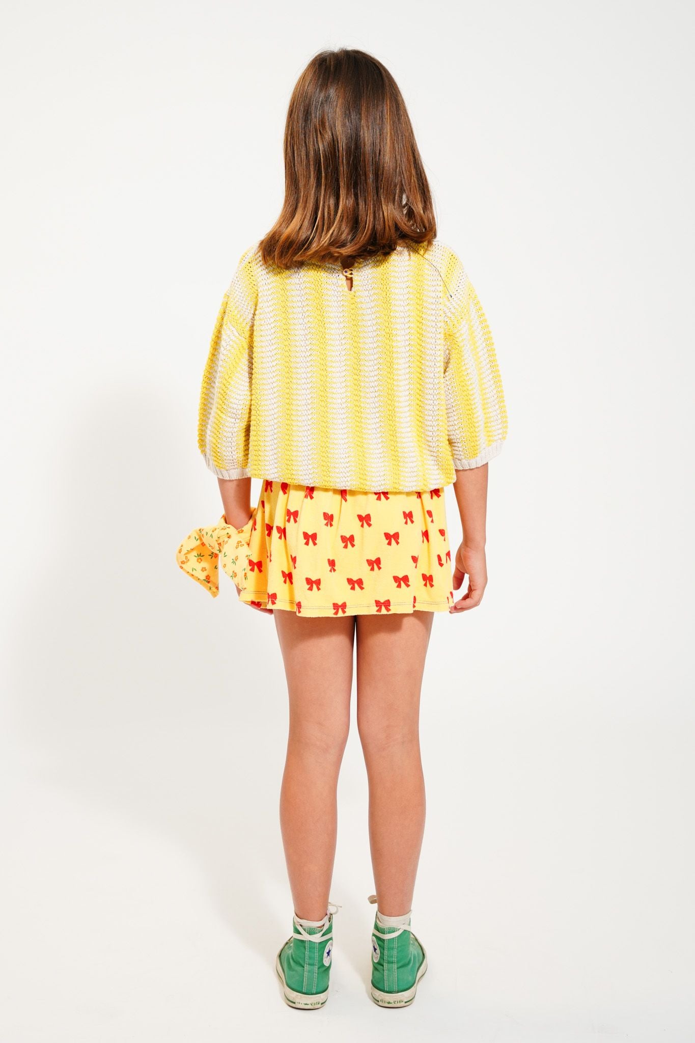 Falda corta | amarillo con lazos rojos Piupiuchick