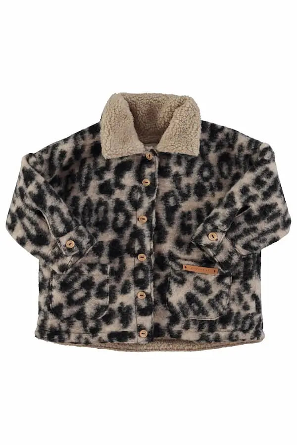 Jacket | raw with animal print Piupiuchick