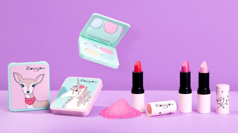 Rosajou vegan lipstick pink Rubis