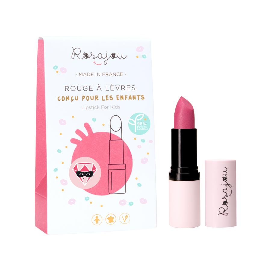 Rosajou vegan lipstick pink Rubis