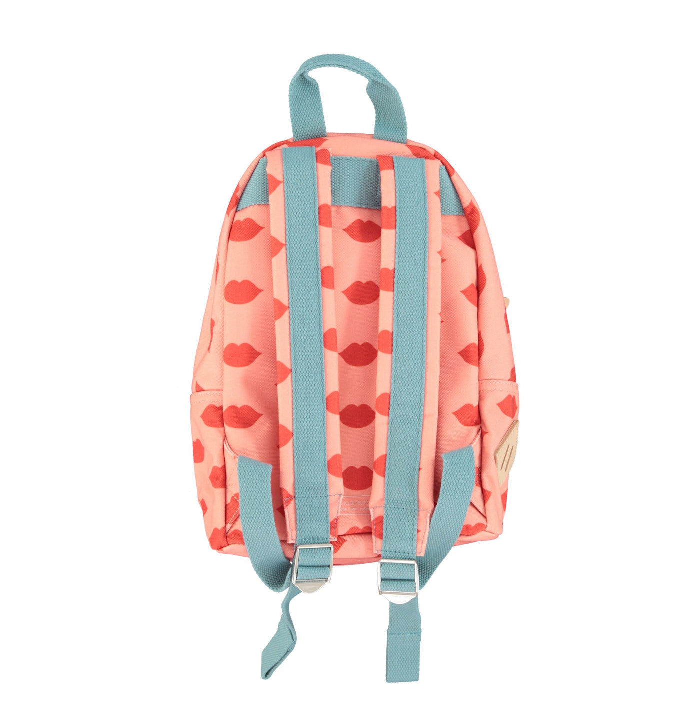 Piupiuchick backpack light pink w/ red lips