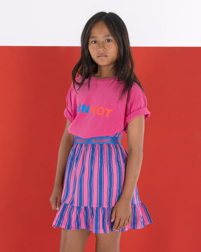 Bonmot Mini skirt vertical stripes