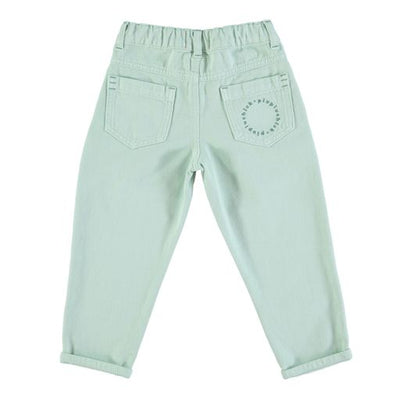 Piupiuchick pantalón verde claro mom fit