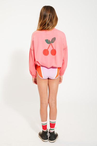 Sudadera | rosa con estampado "senior" Piupiuchick
