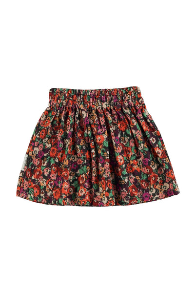 Falda corta multicolor de flores para niñas de Piupiuchick
