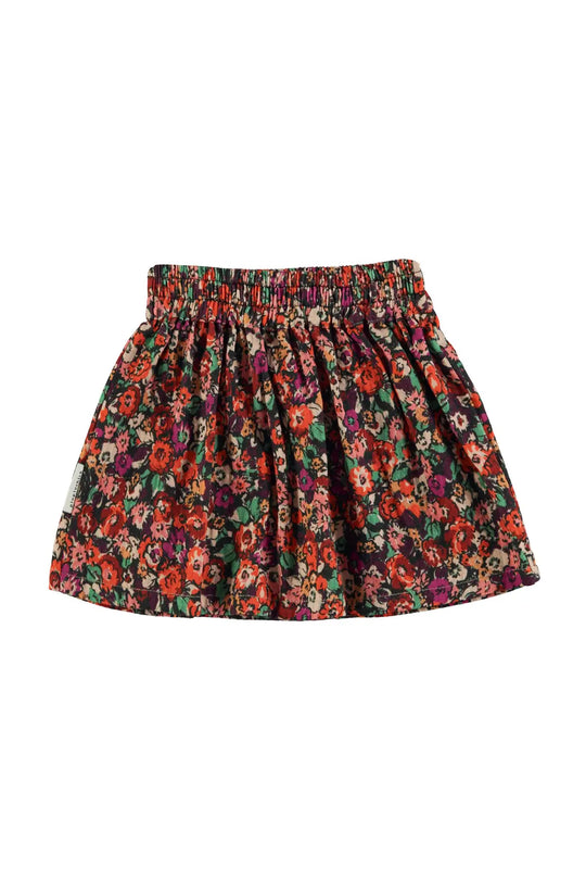 Falda corta multicolor de flores para niñas de Piupiuchick