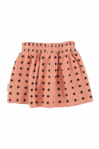 Falda corta | rosa con estrellas negras Piupiuchick