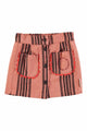 Short skirt | pink with black stripes Piupiuchick