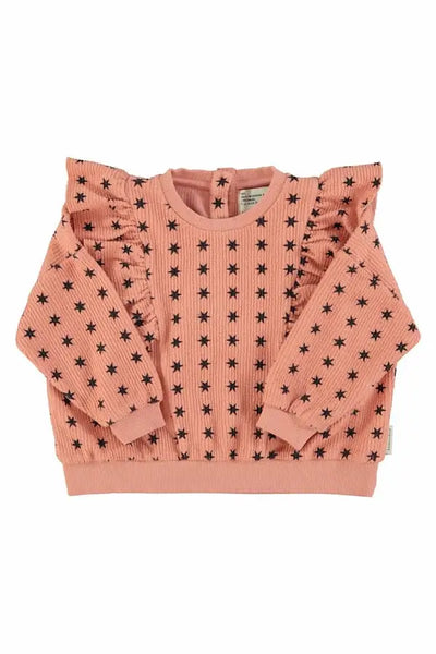 Sudadera | rosa con estrellas negras Piupiuchick