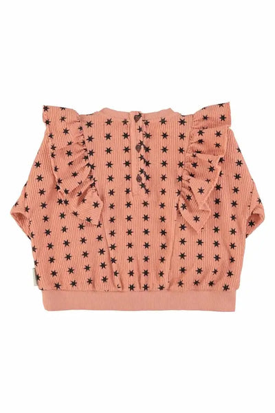Sudadera | rosa con estrellas negras Piupiuchick