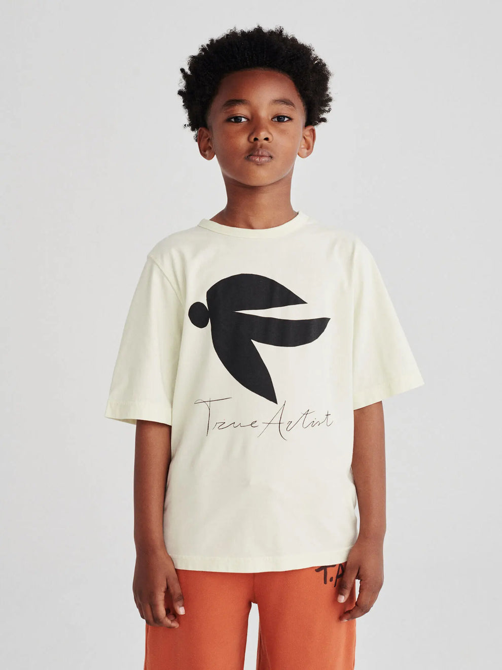 Camiseta nº05 Ecru Cream Weekend House Kids