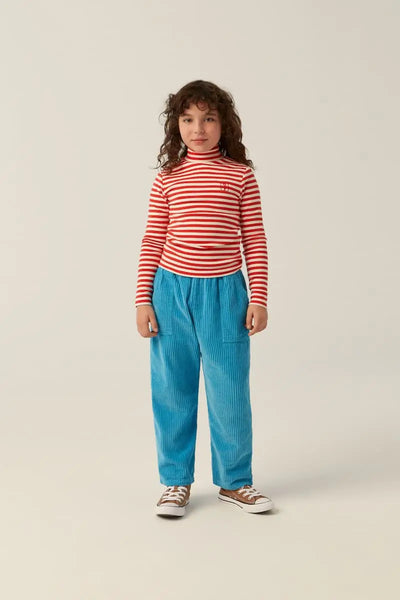 Red Stripes Turtle Neck Tshirt The Campamento