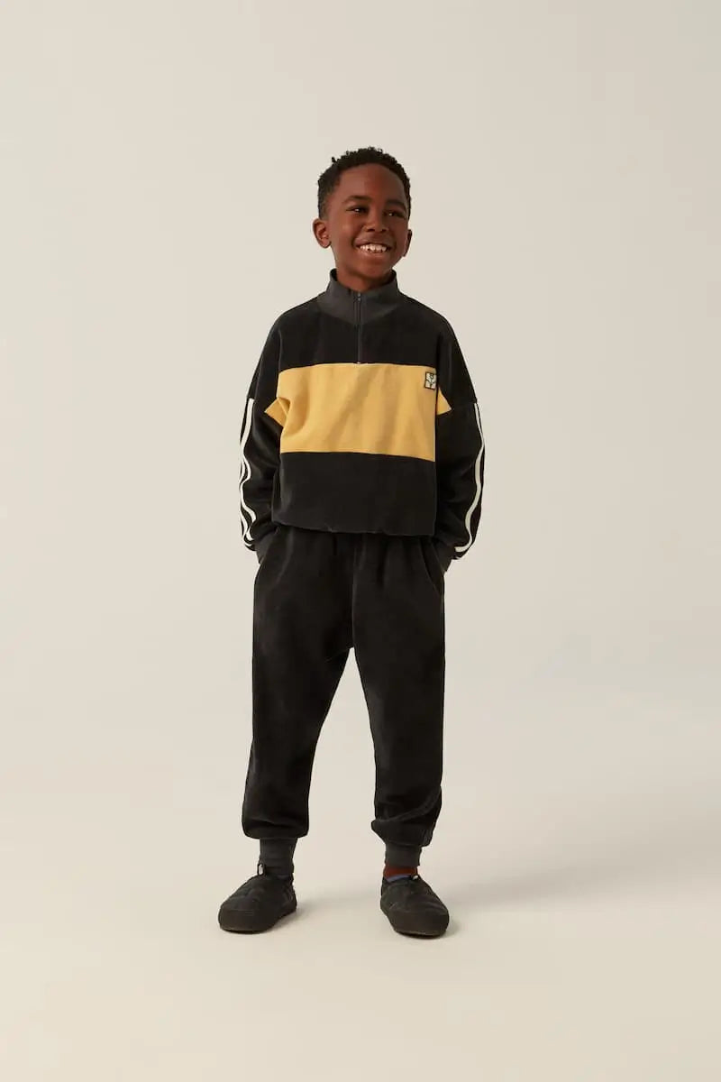 Grey Contrast Sweatshirt The Campamento
