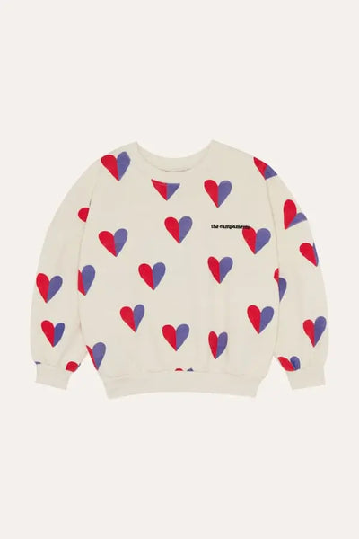 Bicolor Hearts Sweatshirt The Campamento