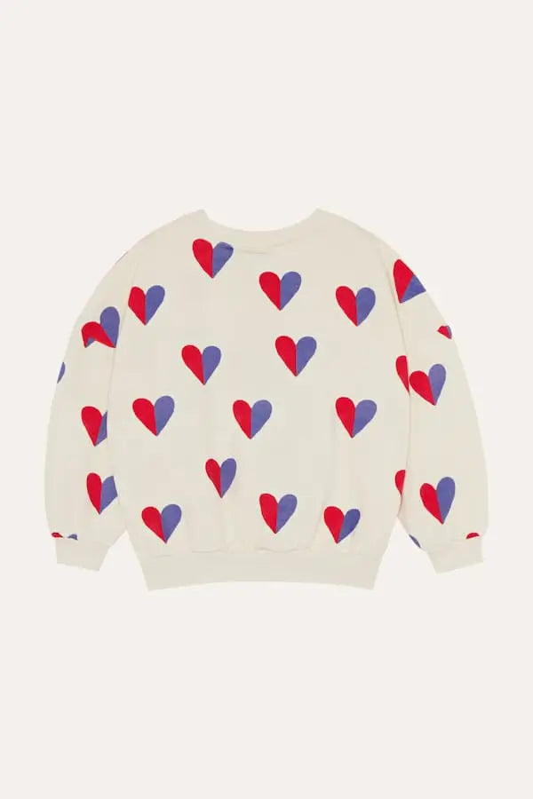 Bicolor Hearts Sweatshirt The Campamento