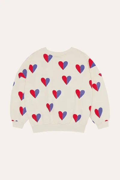 Bicolor Hearts Sweatshirt The Campamento