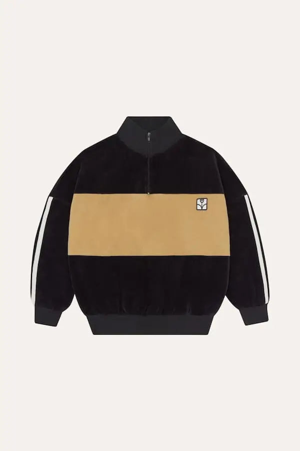 Grey Contrast Sweatshirt The Campamento