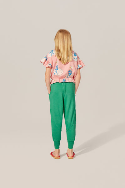 The Campamento Swans Allover Kids Blouse