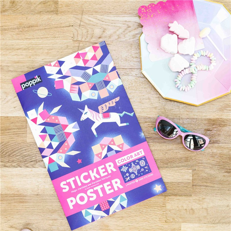 Gran Póster de Pegatinas "Constelaciones"