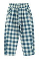 Pantalones azules y blancos de cuadros de Piupiuchick para niños y niñas