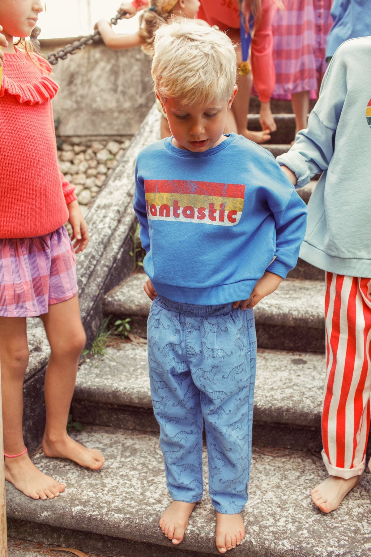 Sudadera | azul con estampado  "fantastic" Piupiuchick