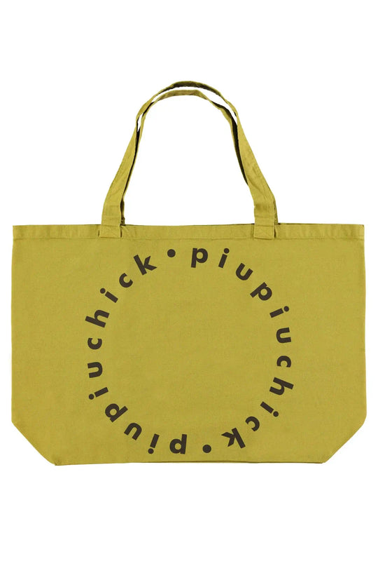 Bolsa XL con logo I verde oliva Piupiuchick