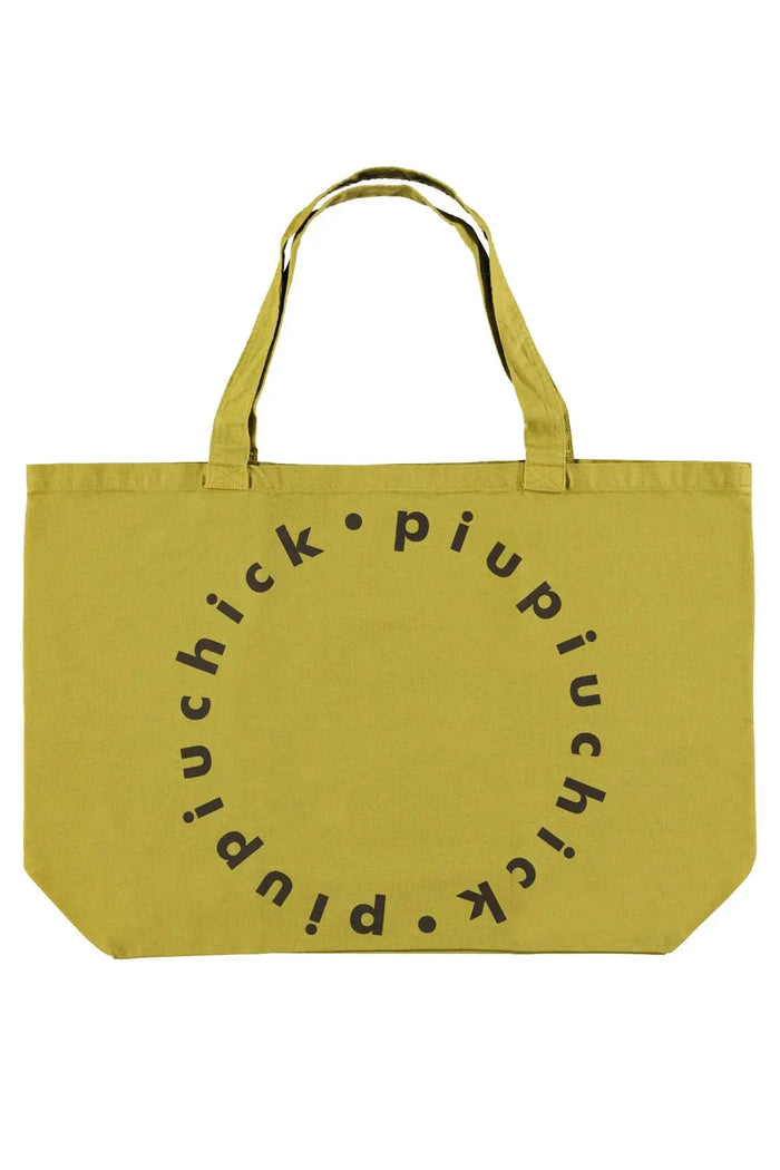 Bolsa XL con logo I verde oliva Piupiuchick
