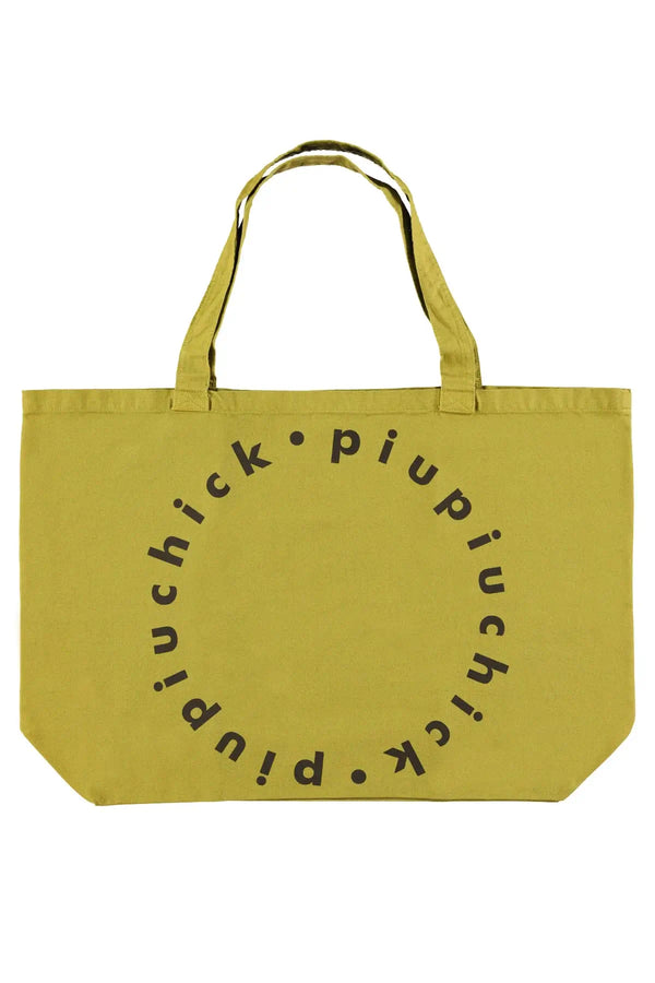 Bolsa XL con logo I verde oliva Piupiuchick