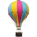 Hot air balloon- pink, yellow, blue SB702