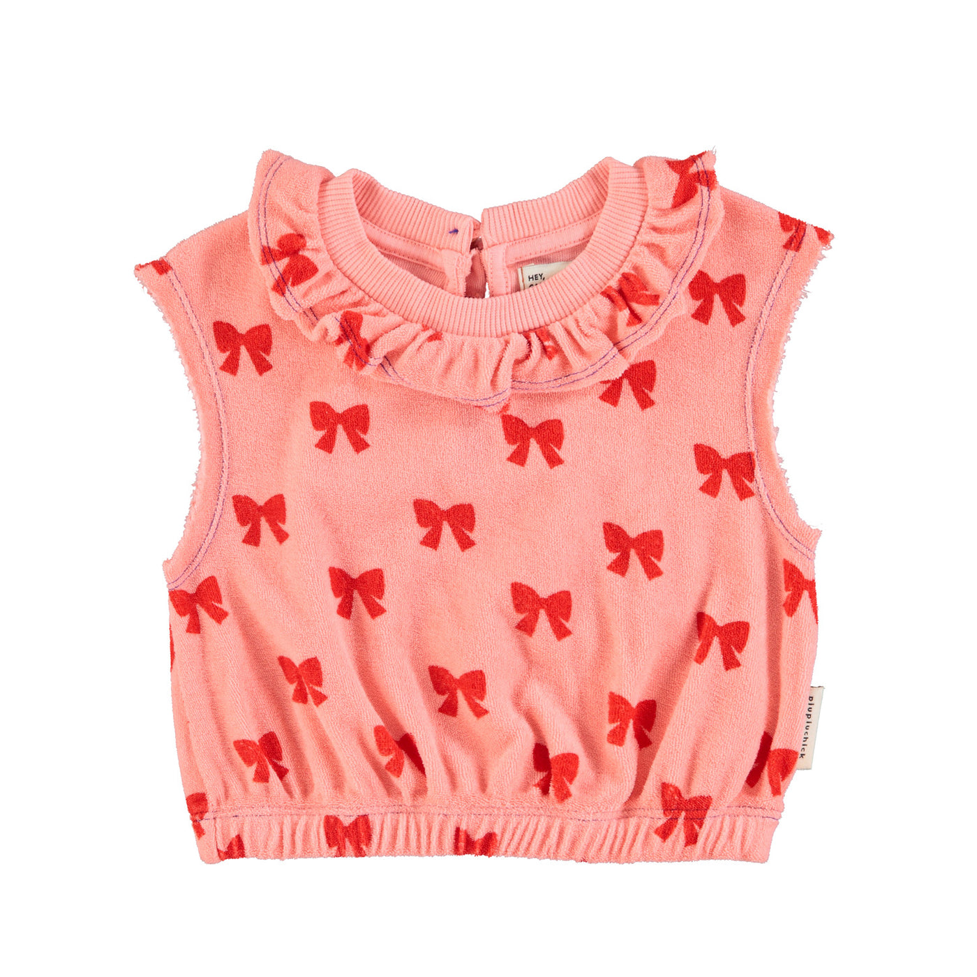 Top bebé con cuello l rosa Piupiuchick