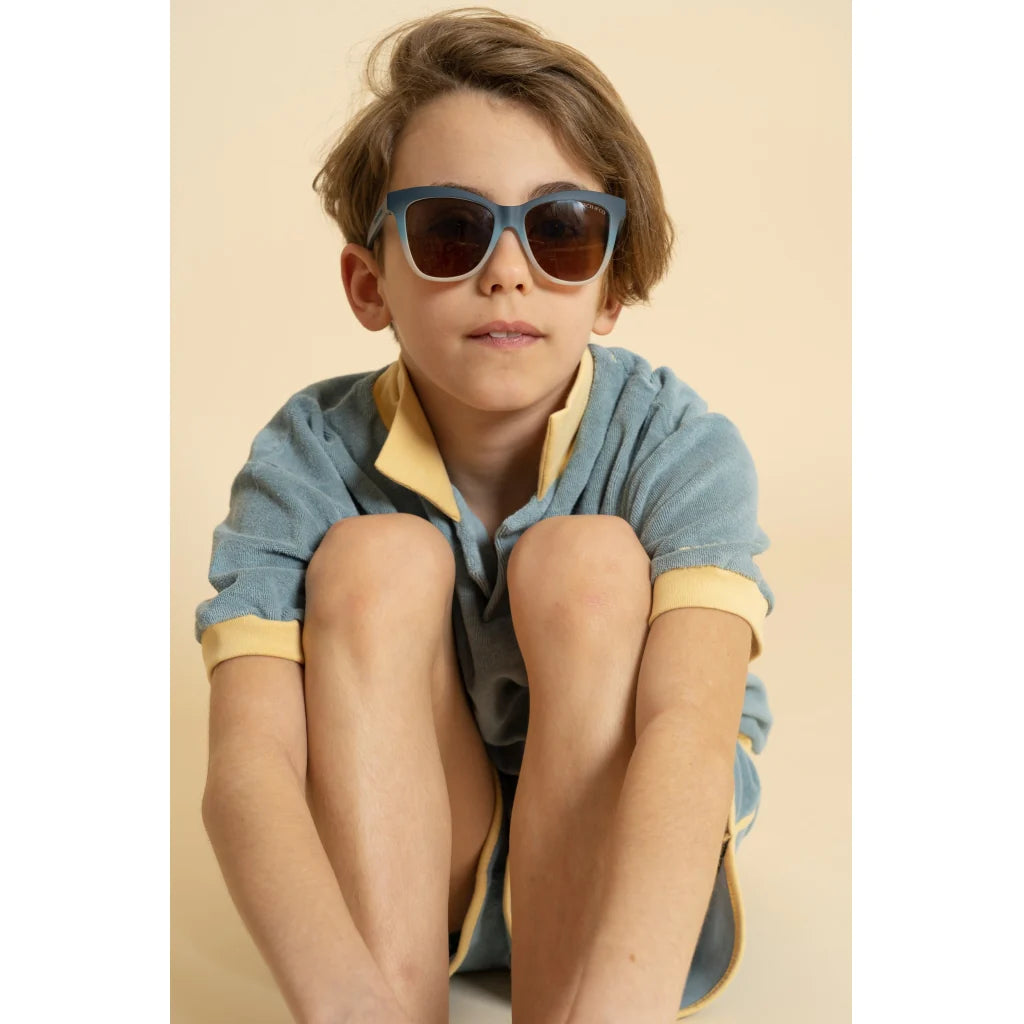 Grech&Co ICONIC WAYFARER OMBRE | POLARIZED SUNGLASSES | JUNIOR - DESERT TEAL OMBRE (9-14 years)