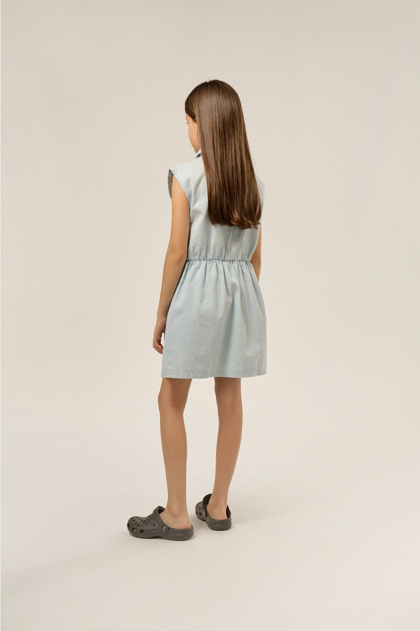 Vestido denim azul claro The Campamento