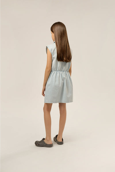 Vestido denim azul claro The Campamento