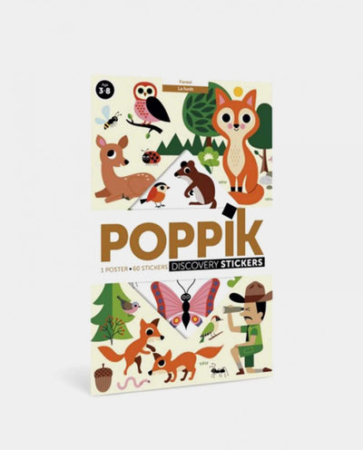 Poppik Gran poster de pegatinas "Bosque"