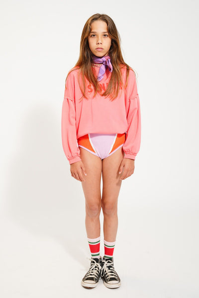 Sudadera | rosa con estampado "senior" Piupiuchick