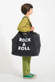 XL Bag | black wash with "rock & roll" text Piupiuchick