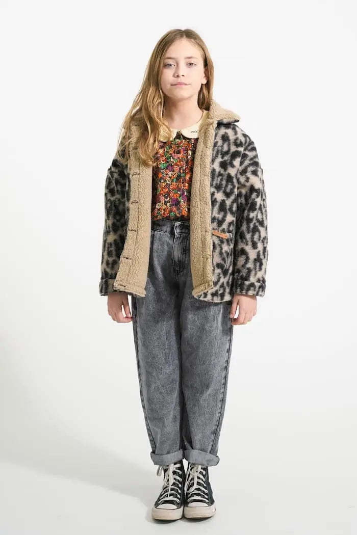 Jacket | raw with animal print Piupiuchick