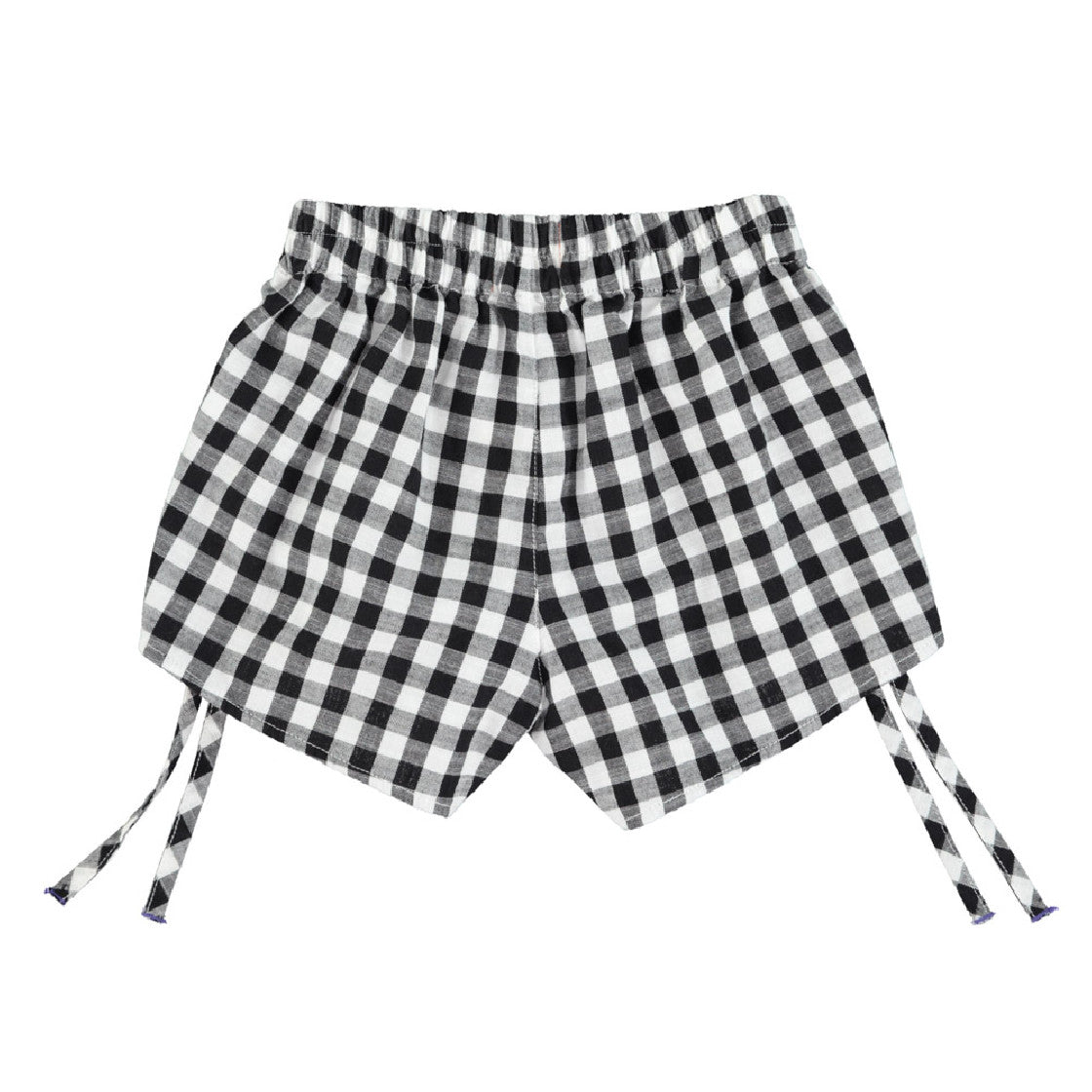 Piupiuchick shorts black & white checkered