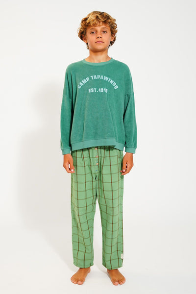 Sudadera | verde con estampado / "camp tapawingo" Piupiuchick