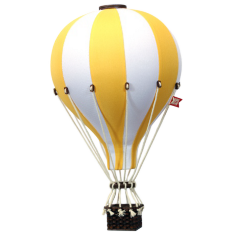 Super Balloon white yellow balloon size M