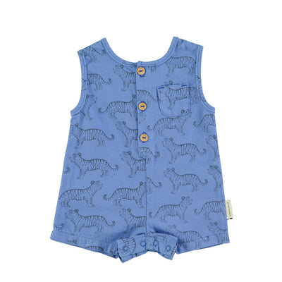 Tiger short jumpsuit | Azul Piupiuchick
