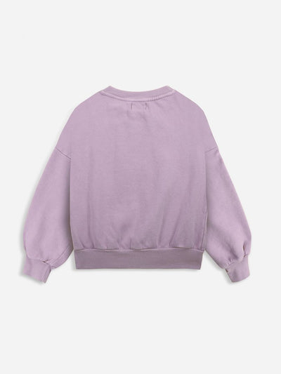 Bobo Choses lavender poma sweatshirt