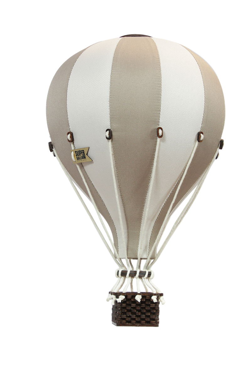 Decorative hot air balloon gold/cream  SB 728