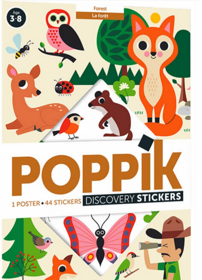 Large poster with stickers "In the forest"