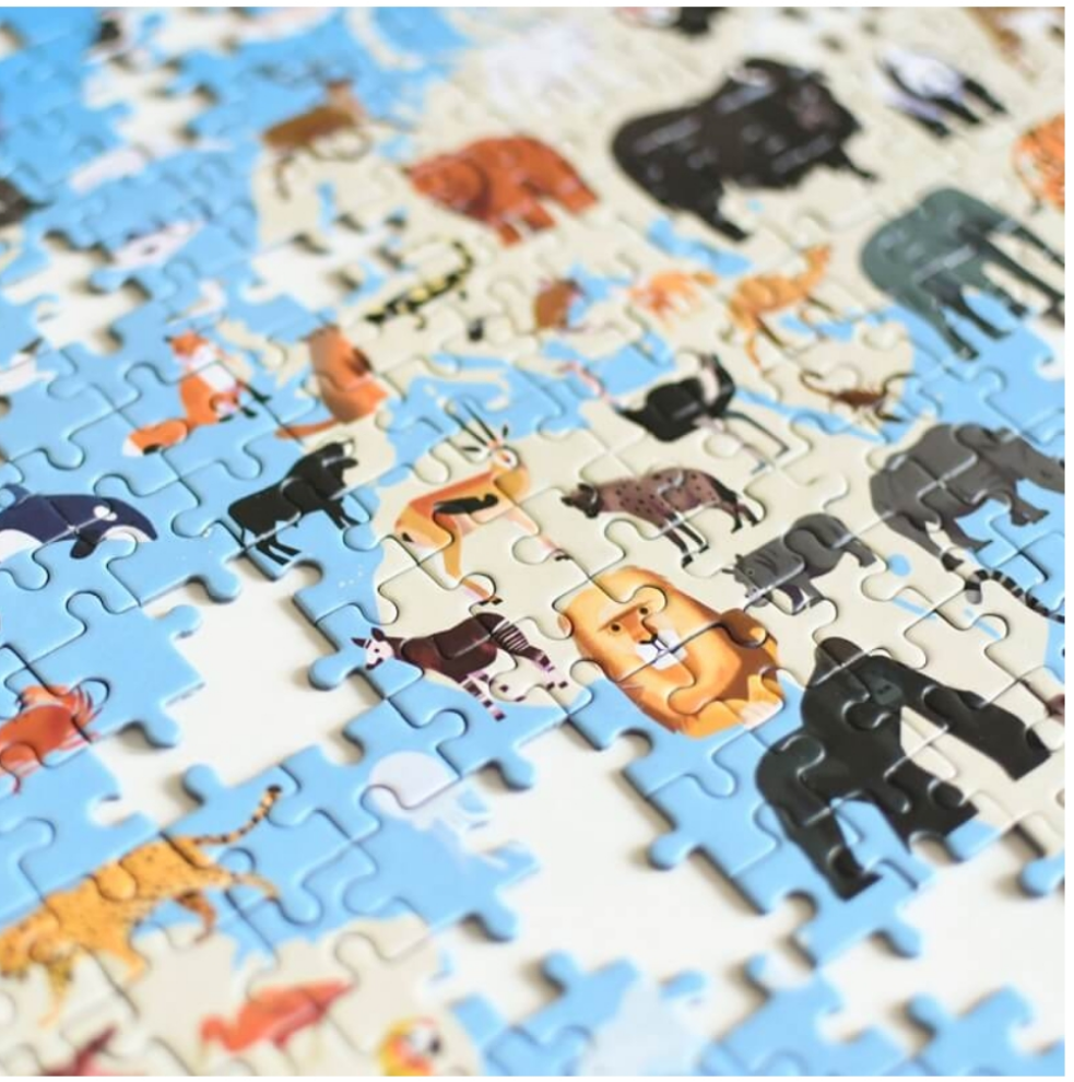 Puzzle "Animals of the wolrld"