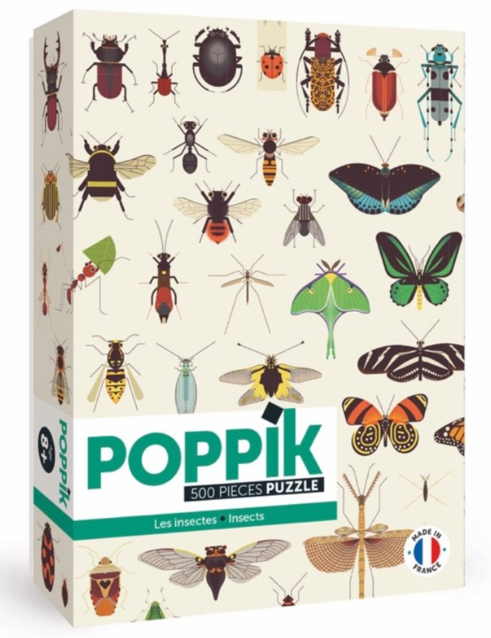 Poppik Puzzle 500 piezas "Insectos"