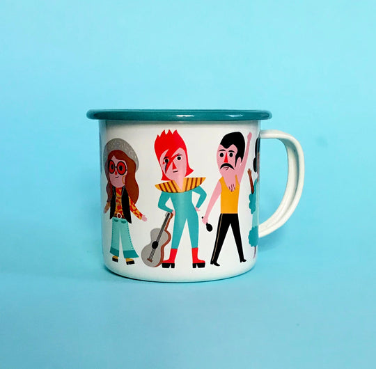 Enamel Mug Music Lover